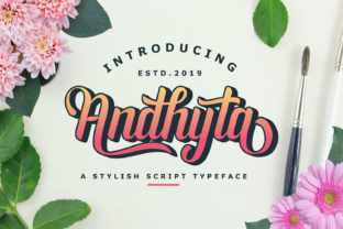 Andhyta: A Bold Handwritten Font for Small Business Branding