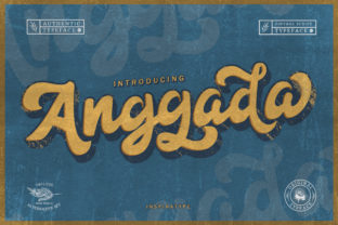 Anggada: A Handwritten Font for Brand Identity