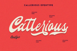 Callerious: A Bold Handwritten Font for Editorial Design