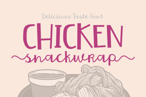 Chicken Snackwrap Font for Bold Campaigns
