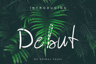 Debut: A Handwritten Font for Modern Branding