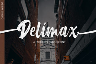 Delimax: A Modern Brush Font for Authentic Branding