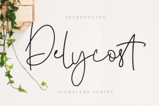 Delycost: A Bold Handwritten Font for Web Design