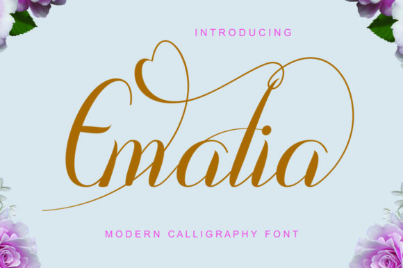 Emalia: A Romantic Script Font for Campaigns