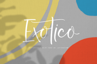 Exotico Font: A Radiant Script for Handmade Creators