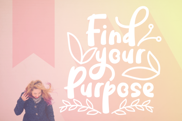 Find Your Purpose: A Handwritten Font for Brand Identity
