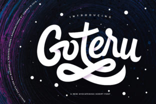 Goteru: A Bold Handwritten Font for Campaigns