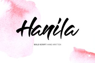 Hanila: A Handwritten Font for Your Brand Identity