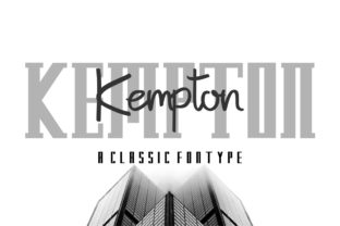 Kempton Duo: A Modern Script Font for Editorial Design
