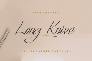 Long Knive: A Premium Handwritten Font for Brand Identity