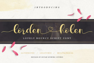 Lorden Holen: A Handwritten Font for Modern Web Design