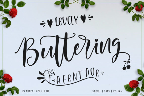 Lovely Buttering: A Handwritten Font for Editorial Design