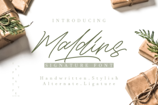 Maldins: A Handwritten Font for Makers