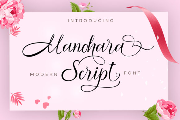 Manohara: A Romantic Handwritten Font for Editorial Design