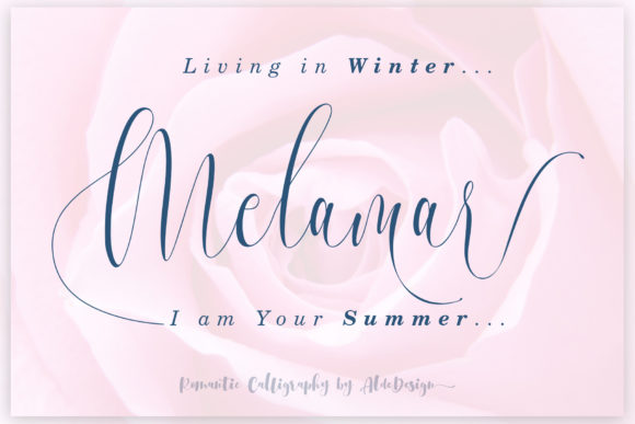 Melamar: A Luxurious Script Font for Marketers