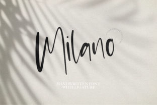 Milano: A Warm Handwritten Font for Editorial Design
