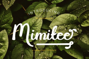 Mimitee: A Handwritten Font for Authentic Editorial Design
