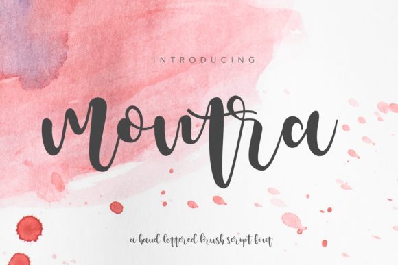 Montra: A Premium Script Font for Campaigns