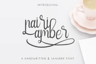 Nairi Amber: A Handwritten Font for Editorial Design
