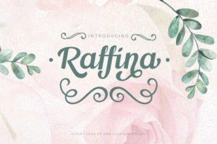 Raffina: A Bold Script Font for Editorial Design