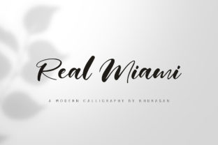Real Miami: A Joyful Handwritten Font for Editorial Design