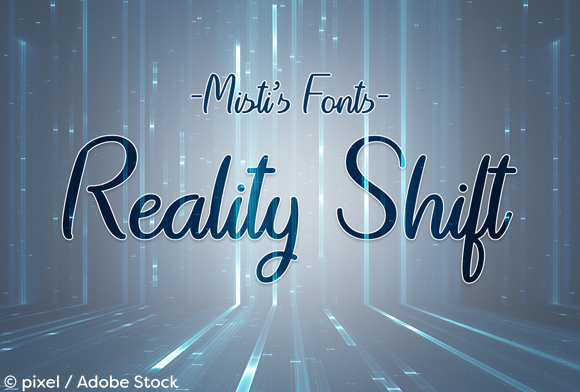 Reality Shift: A Stylish Script Font for Modern Branding