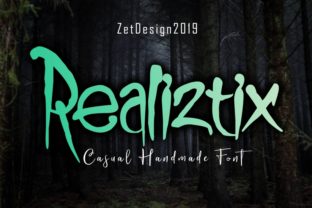 Realiztix: A Quirky Handwritten Font for Editorial Design