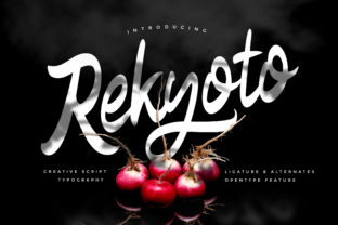 Rekyoto Font: A Bold Handwritten Typeface for Branding