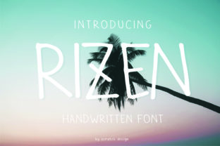Rizen: A Cute Handwritten Font for Web Design