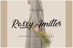 Rossy Amitter: A Modern Handwritten Font for Web Design