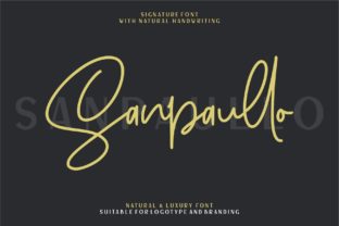 Sanpaullo: A Modern Handwritten Font for Editorial Design