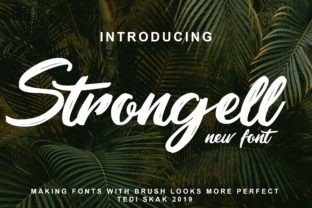 Setrongell: A Handwritten Font for Editorial Design