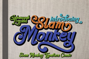 Slam Monkey: A Bold Comic Handwritten Font for Makers