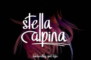 Stella Alpina: A Bold Handwritten Font for Branding