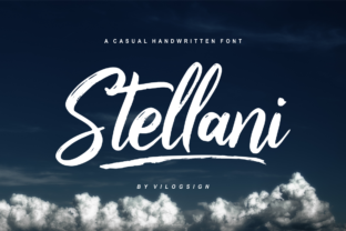 Stellani: A Handwritten Font for Modern Editorial Design