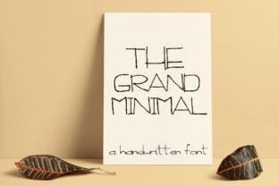 The Grand Minimal: A Handwritten Font for Authentic Brands