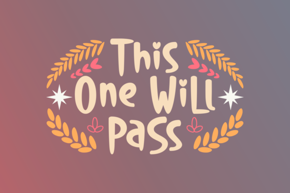 This One Will Pass: A Handwritten Font for Editorial Design