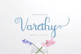 Varethy: A Romantic Handwritten Font for Brand Identity