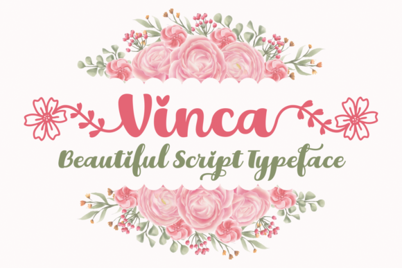 Vinca Font: A Romantic Script for Bold Campaigns