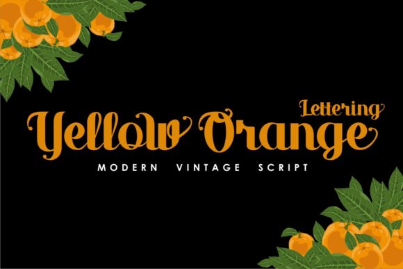 Yellow Orange: A Handwritten Font for Authentic Branding